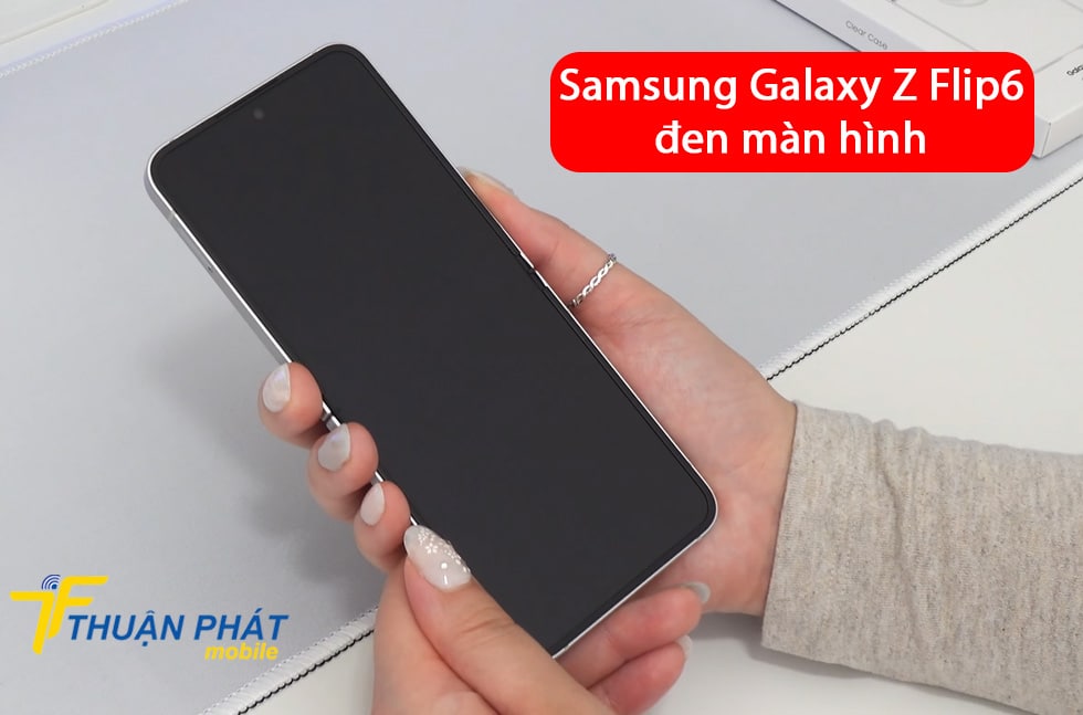 Samsung Galaxy Z Flip6 đen màn hình