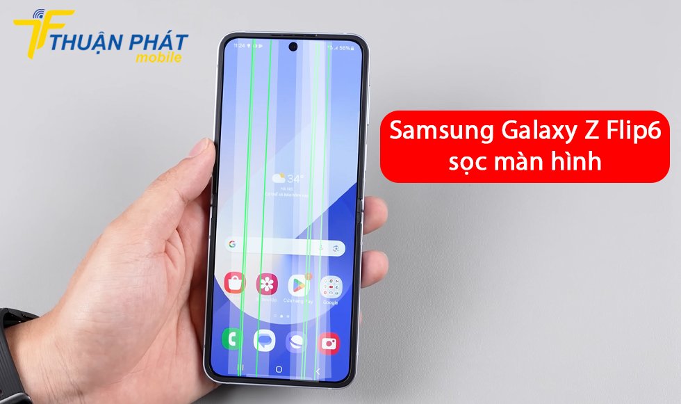 Samsung Galaxy Z Flip6 sọc màn hình