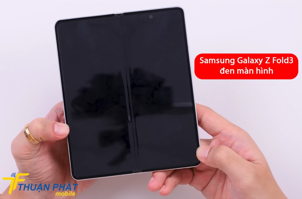 Samsung Galaxy Z Fold3 đen màn hình