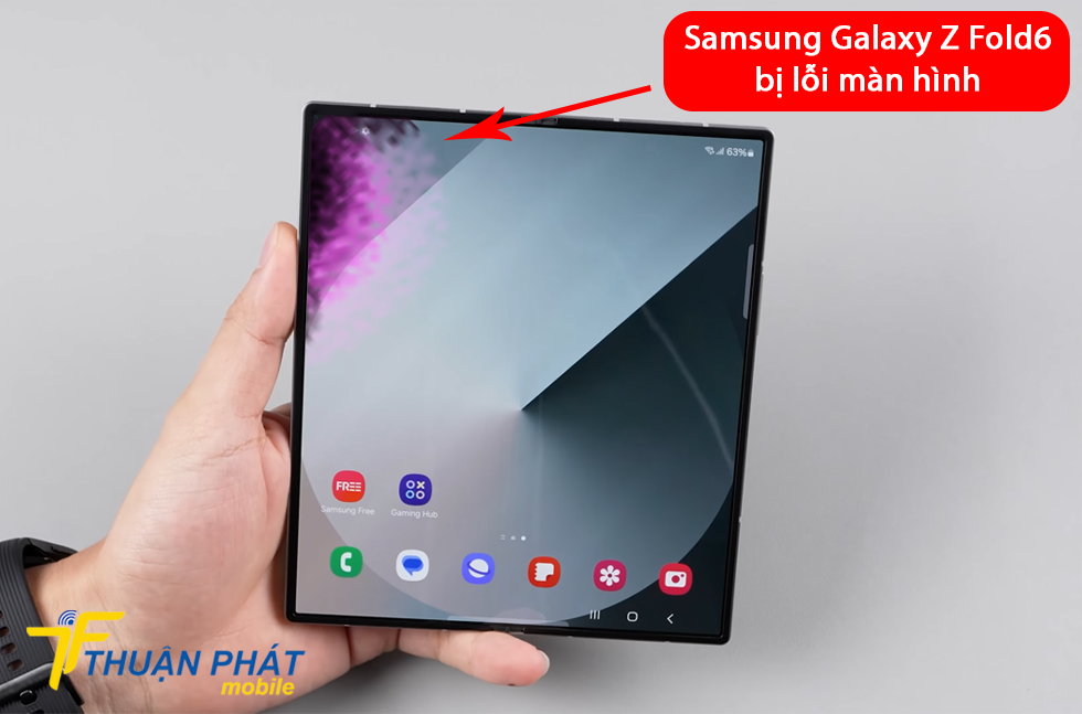 Samsung Galaxy Z Fold6 bị lỗi màn hình