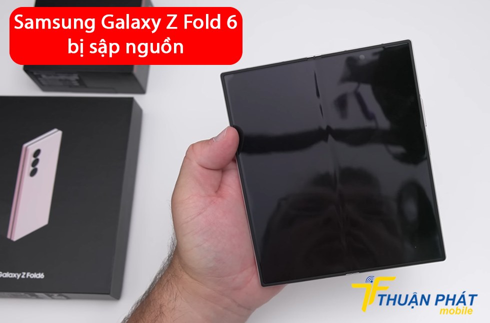 Samsung Galaxy Z Fold6 bị sập nguồn