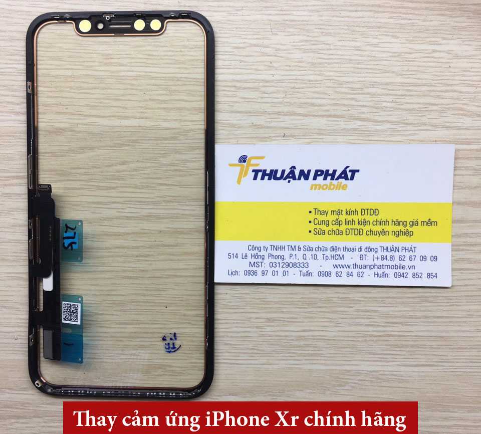 Thay cảm ứng iPhone Xr chính hãng