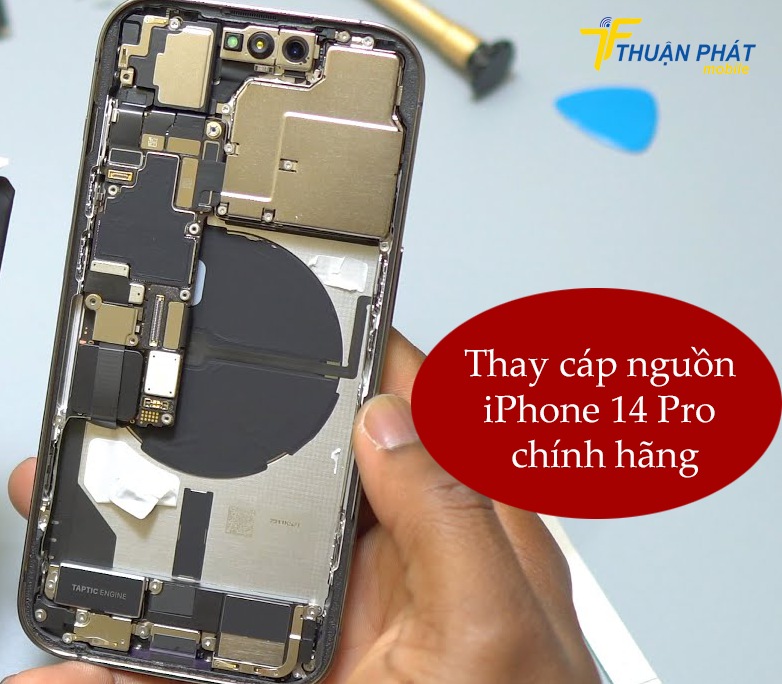 Thay cáp nguồn iPhone 14 Pro chính hãng