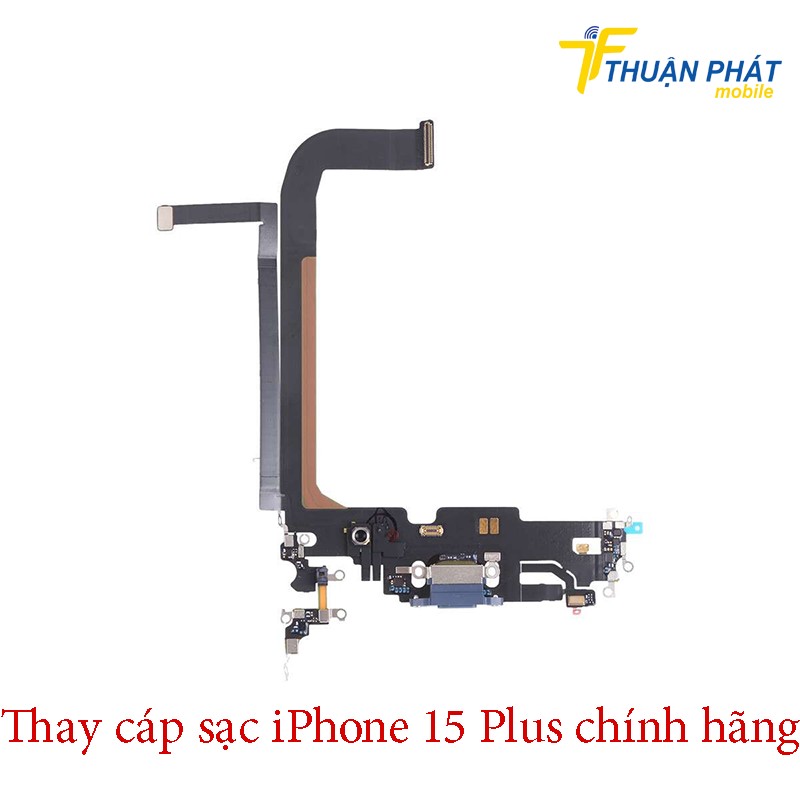 Thay cáp sạc iPhone 15 Plus chính hãng