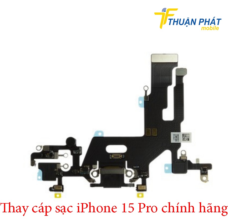 Thay cáp sạc iPhone 15 Pro chính hãng