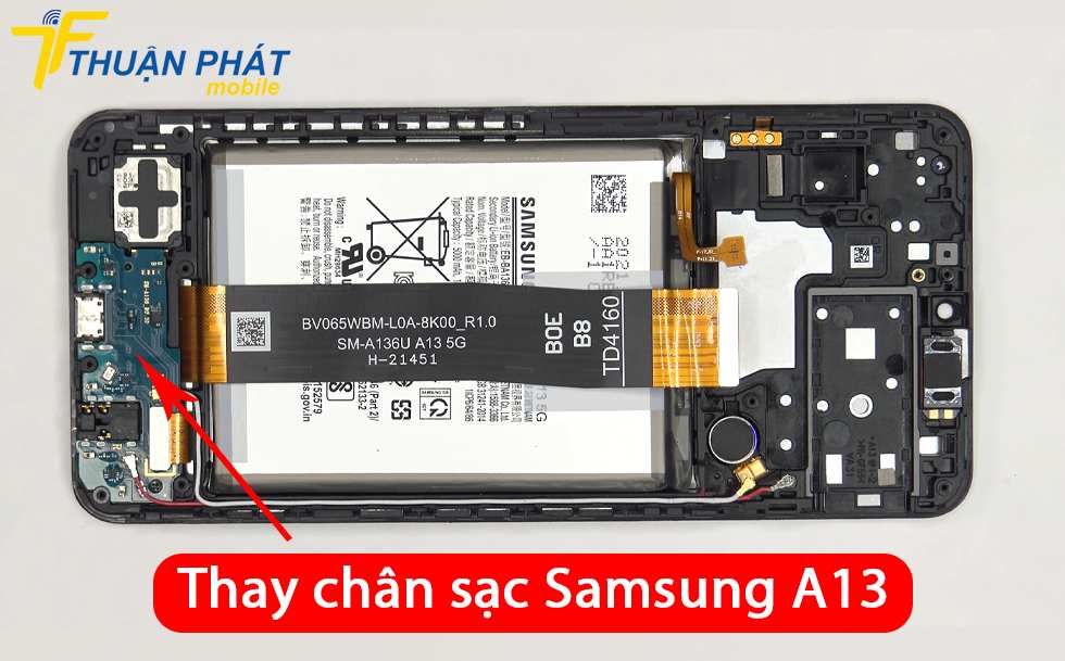 Thay chân sạc Samsung A13