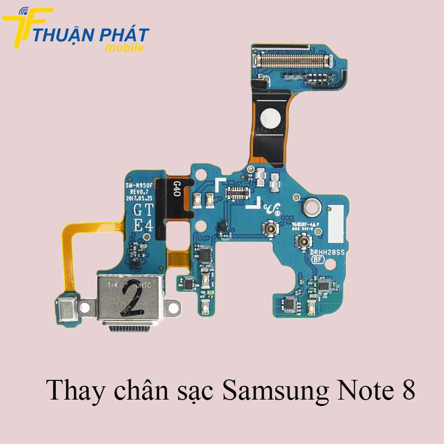 Thay chân sạc samsung Note 8 chính hãng