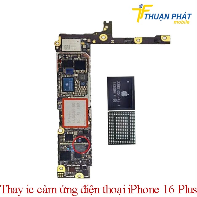 Thay ic cảm ứng điện thoại iPhone 16 Plus