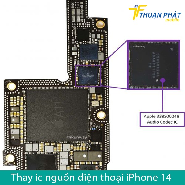 Thay ic nguồn điện thoại iPhone 14