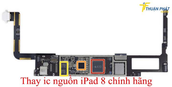 Thay ic nguồn iPad 8 chính hãng