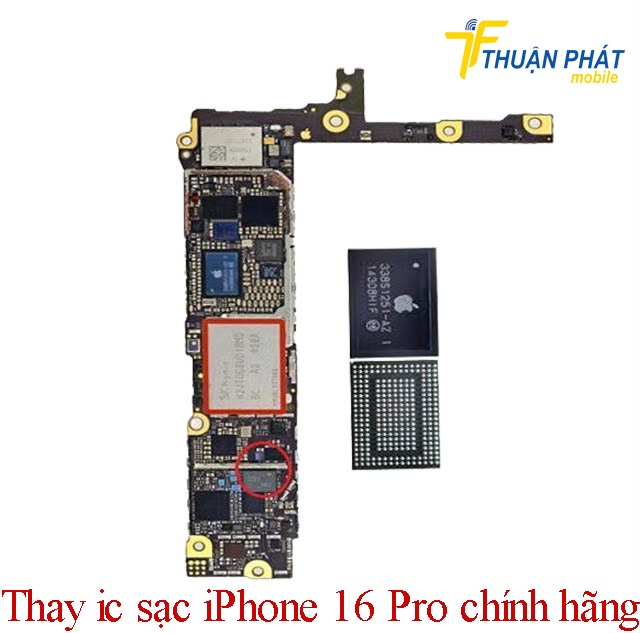 Thay ic sạc iPhone 16 Pro chính hãng