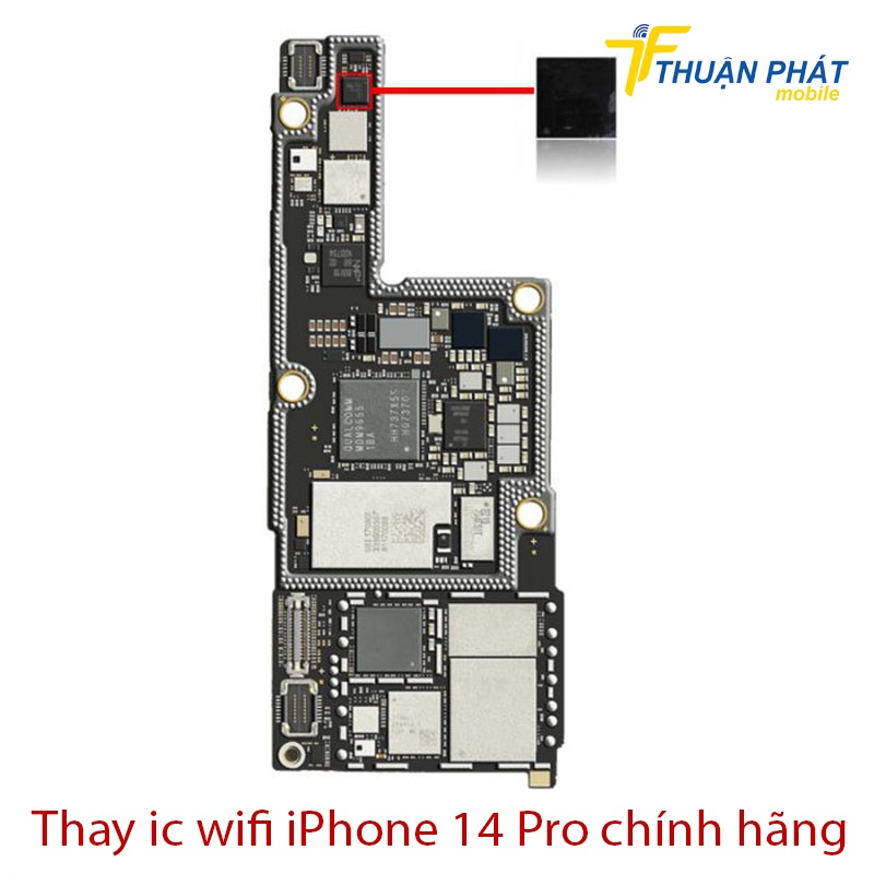 Thay ic wifi iPhone 14 Pro chính hãng