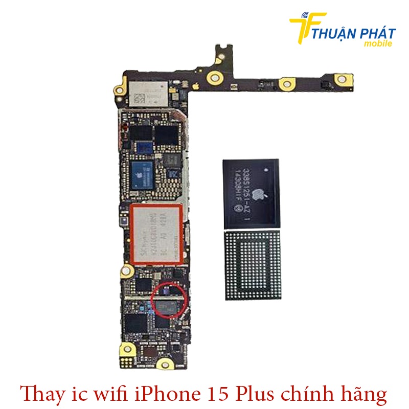 Thay ic wifi iPhone 15 Plus chính hãng