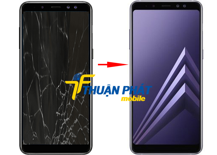 Thay mặt kính Samsung A8 2018 ở đâu uy tín