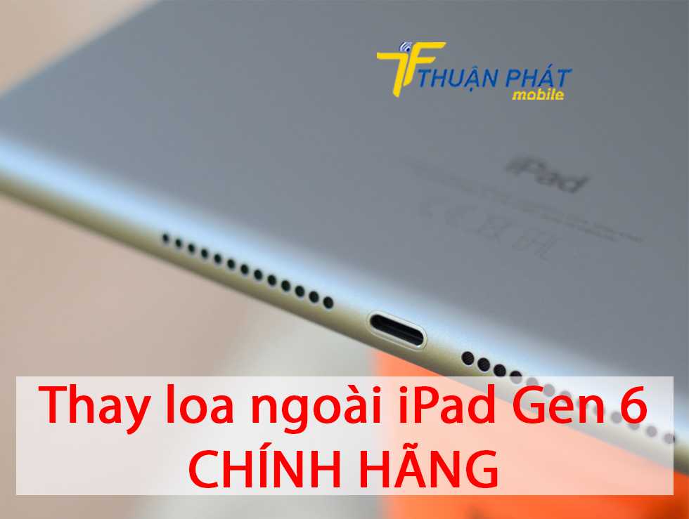 Thay loa ngoài iPad Gen 6 chính hãng