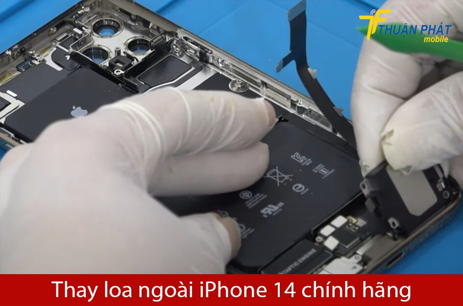 Thay loa ngoài iPhone 14 chính hãng