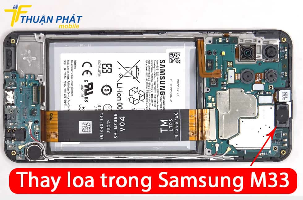 Thay loa trong Samsung M33