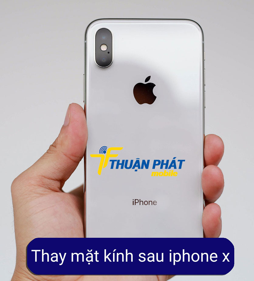 Thay mặt kính sau iPhone X