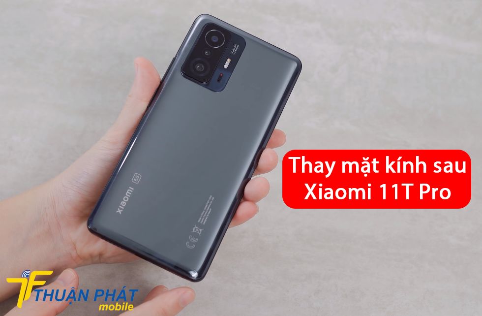 Thay mặt kính sau Xiaomi 11T Pro