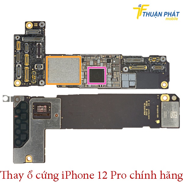 Thay ổ cứng iPhone 12 Pro chính hãng