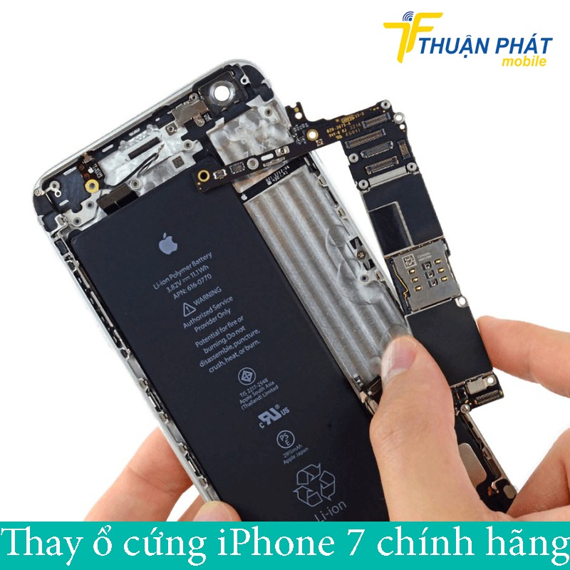 Thay ổ cứng iPhone 7 chính hãng