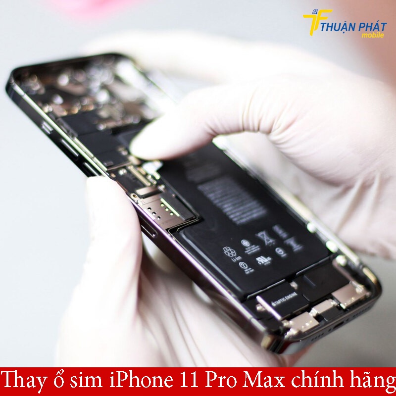 Thay ổ sim iPhone 11 Pro Max chính hãng