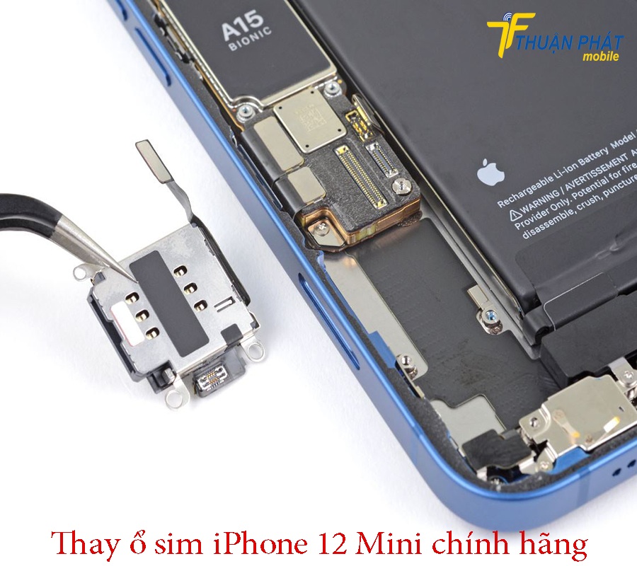 Thay ổ sim iPhone 12 Mini chính hãng