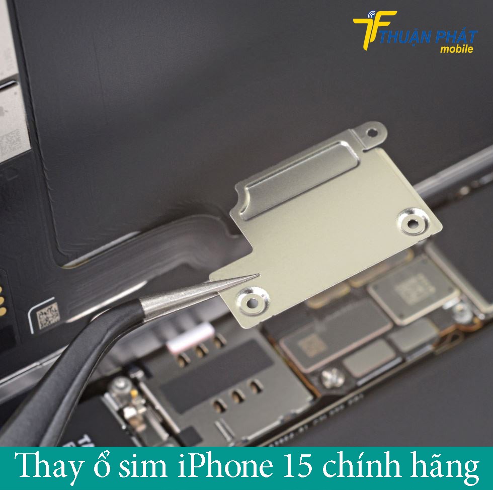 Thay ổ sim iPhone 15 chính hãng