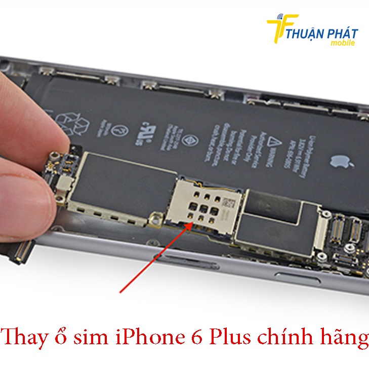 Thay ổ sim iPhone 6 Plus chính hãng