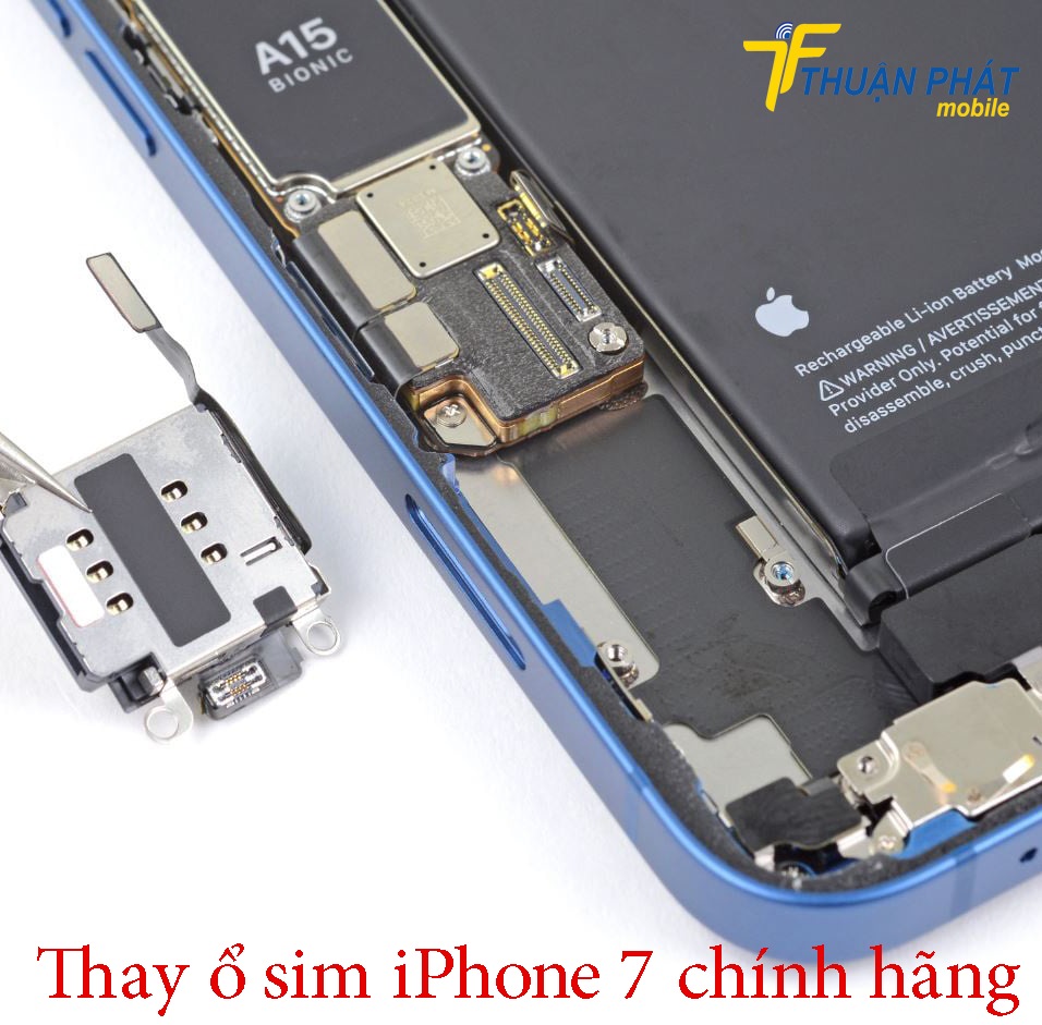 Thay ổ sim iPhone 7 chính hãng