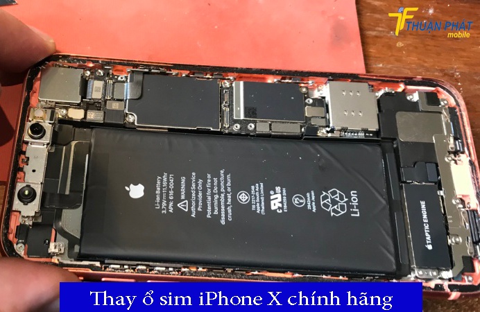 Thay ổ sim iPhone X chính hãng