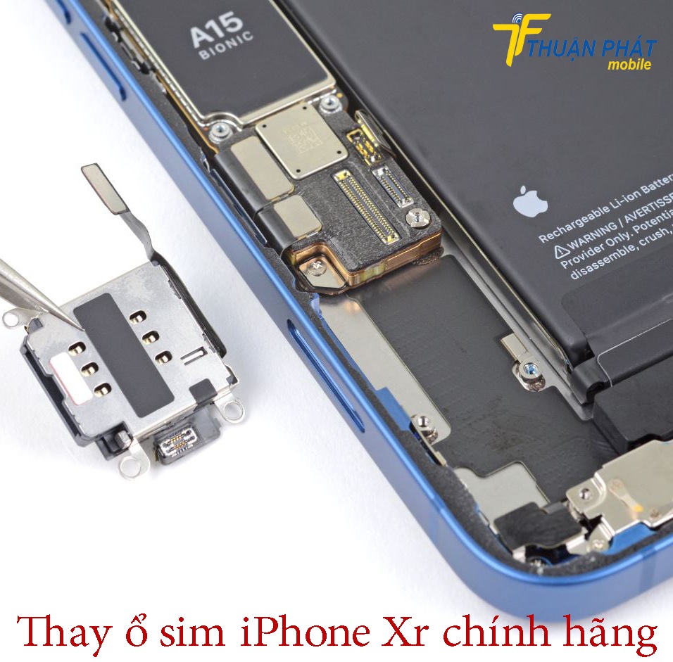 Thay ổ sim iPhone Xr chính hãng