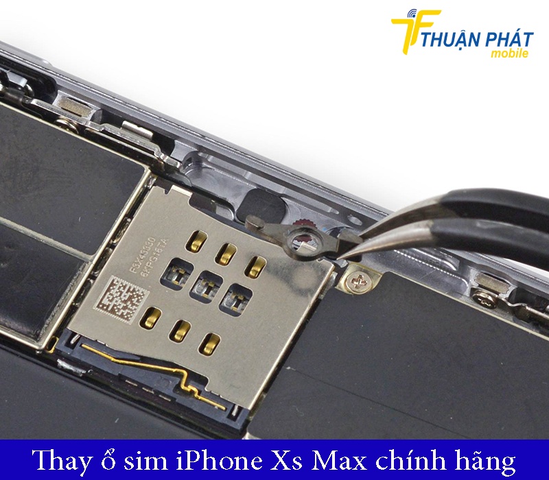 Thay ổ sim iPhone Xs Max chính hãng