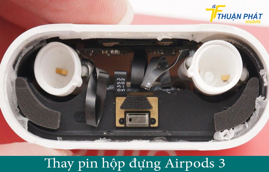 Thay pin hộp đựng Airpods 3