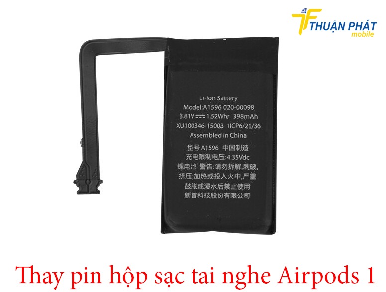 Thay pin hộp sạc tai nghe Airpods 1