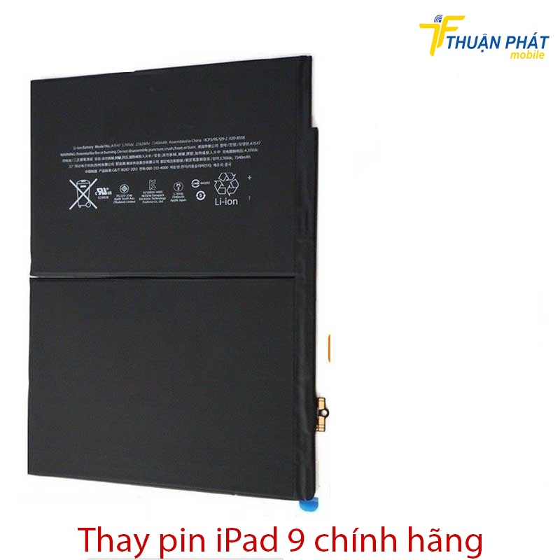 Thay pin iPad 9 chính hãng