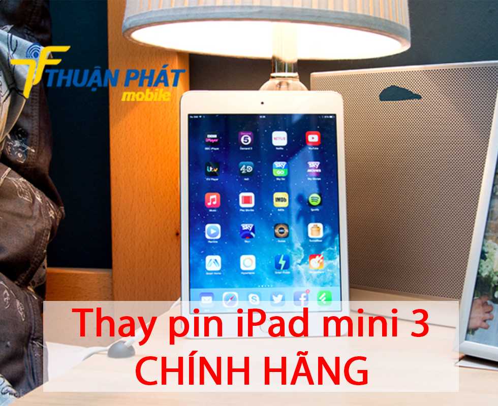 Thay pin iPad mini 3 chính hãng