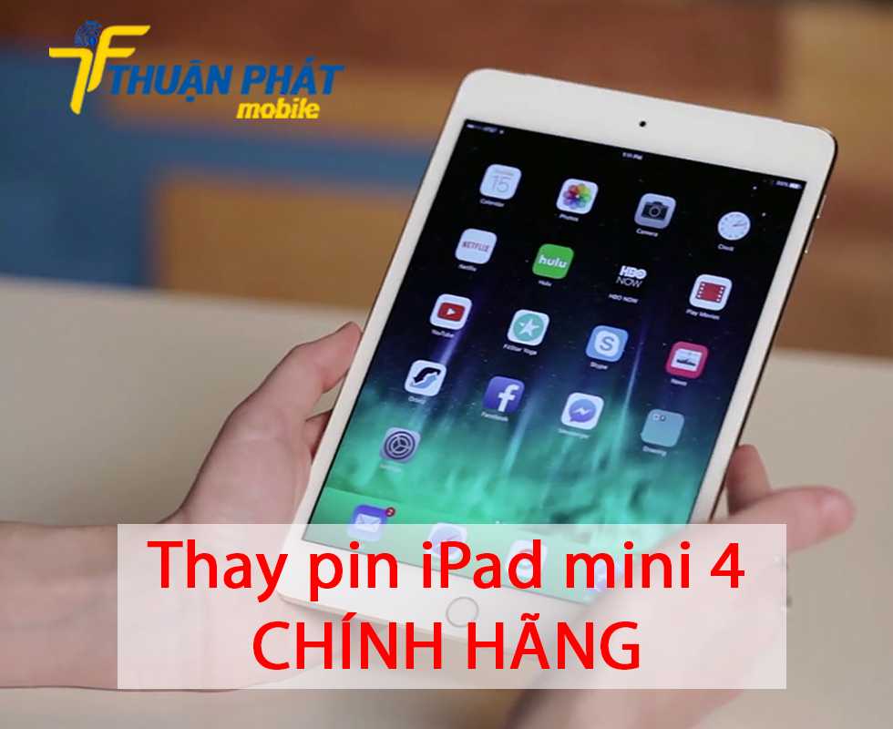 Thay pin iPad mini 4 chính hãng