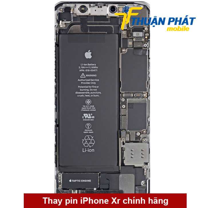 Thay pin iPhone Xr chính hãng