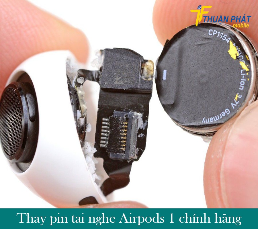 Thay pin tai nghe Airpods 1 chính hãng