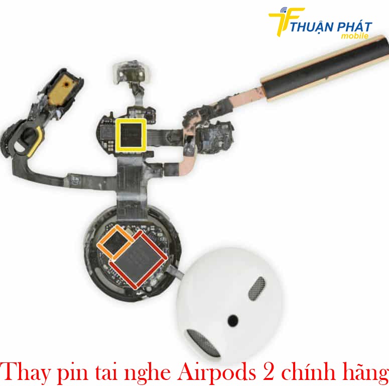 Thay pin tai nghe Airpods 2 chính hãng