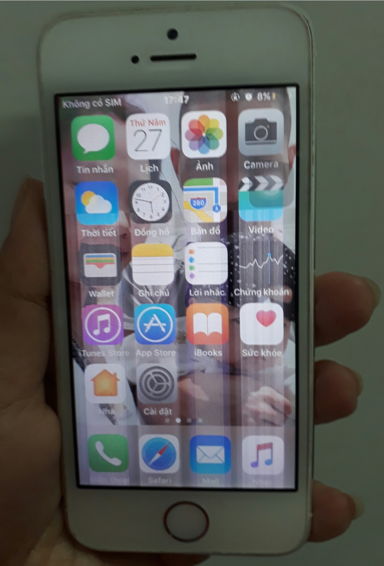 cach sua loi man hinh iphone 5s bi soc mo