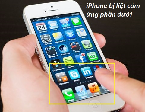 iphone bi liet cam ung phan duoi