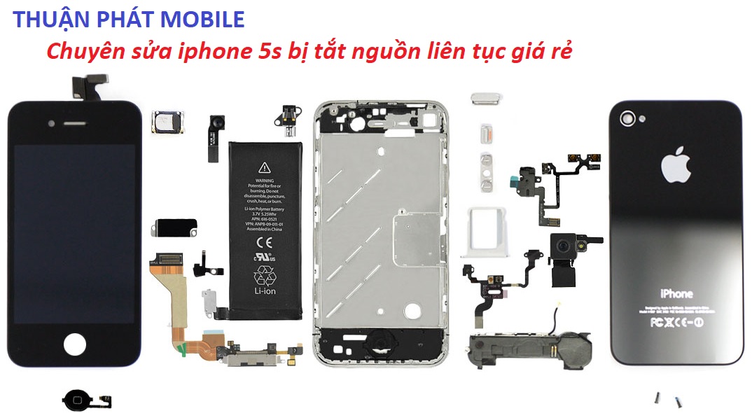 sua iphone 5s bi tat nguon lien tuc