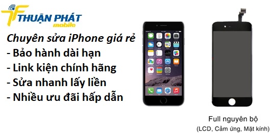 sua man hinh iphone 5s bi soc mo