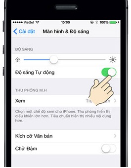 loi hao pin tren iphone 7 do sang man hinh