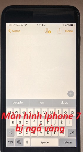 man hinh iphone 7 bi nga vang