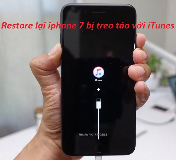 sua iphone 7 bi treo man hinh