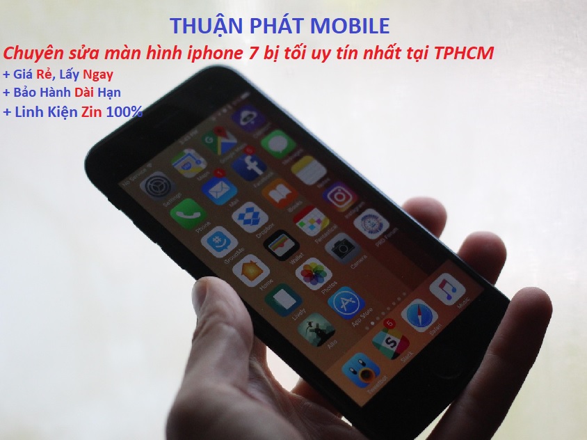 sua man hinh iphone 7 bi toi