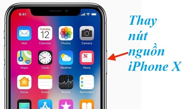 thay nut nguon iphone x